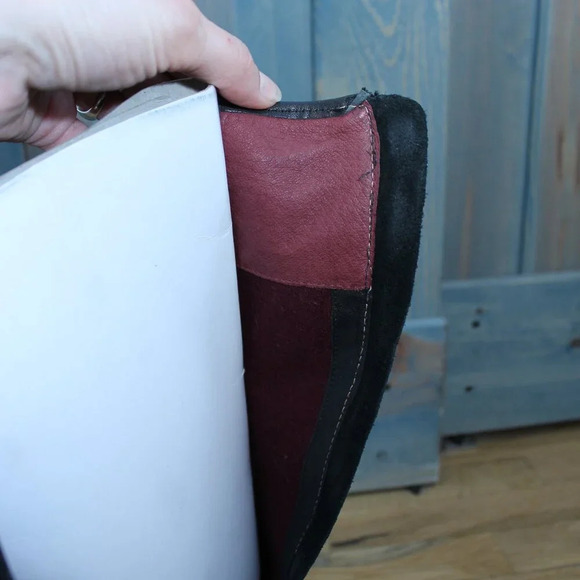 UGG Lesley Waterproof Suede Wedges Knee High Zip Warm Boots Size 6 - Picture 9 of 10